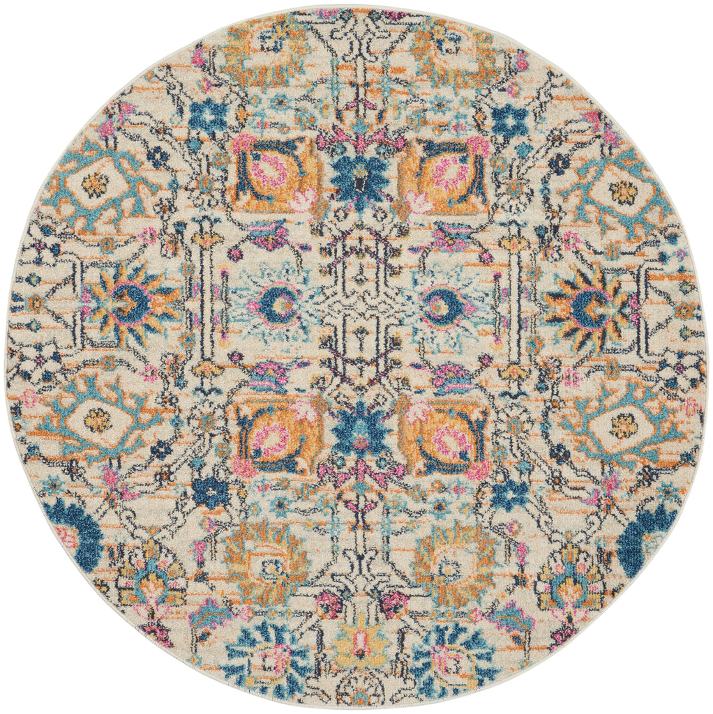 nourison passion psn01 ivory multi rug