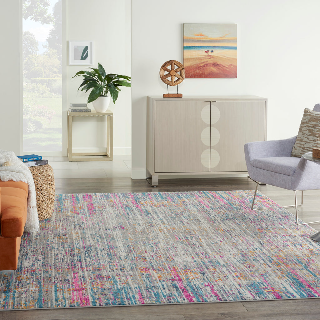 nourison passion psn09 ivory multi rug