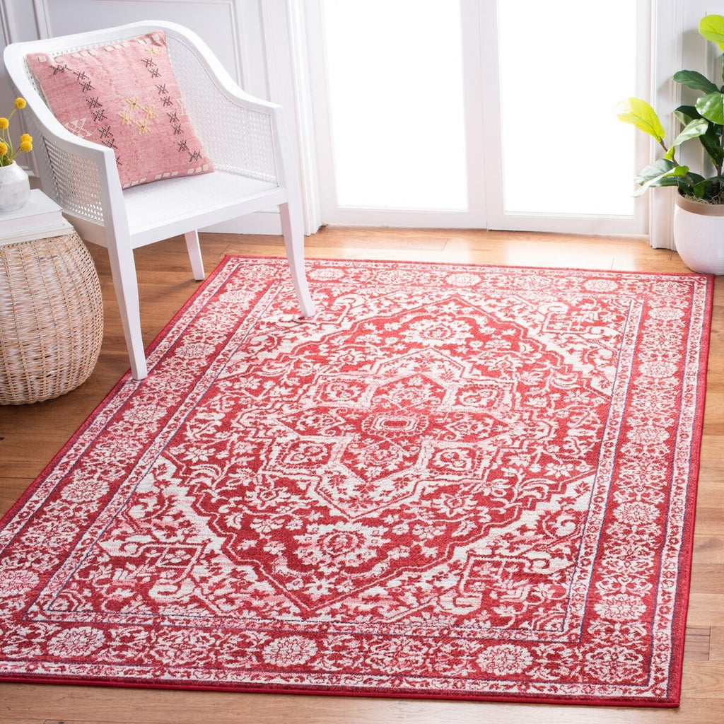safavieh clearance brentwood bnt832q red rug