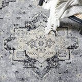 safavieh clearance brentwood bnt851k silver rug