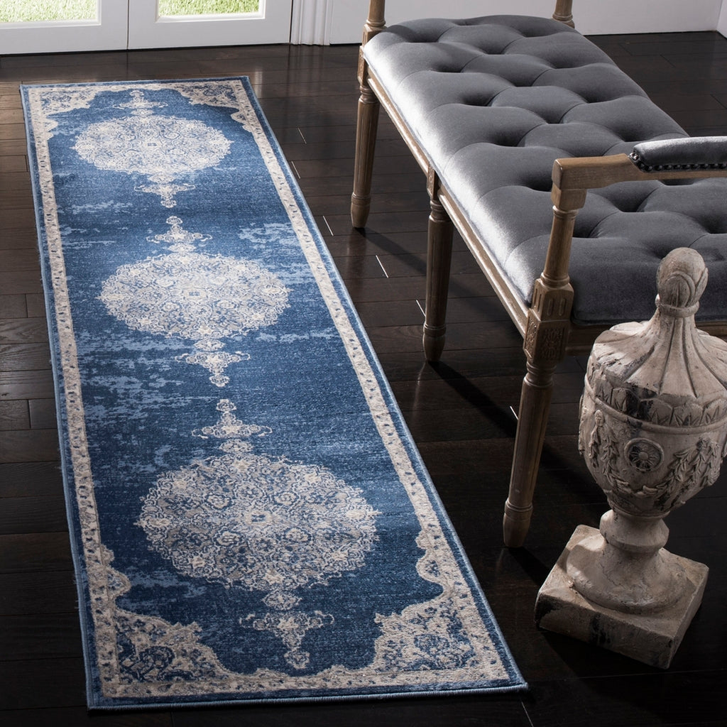 safavieh clearance brentwood bnt867m navy rug