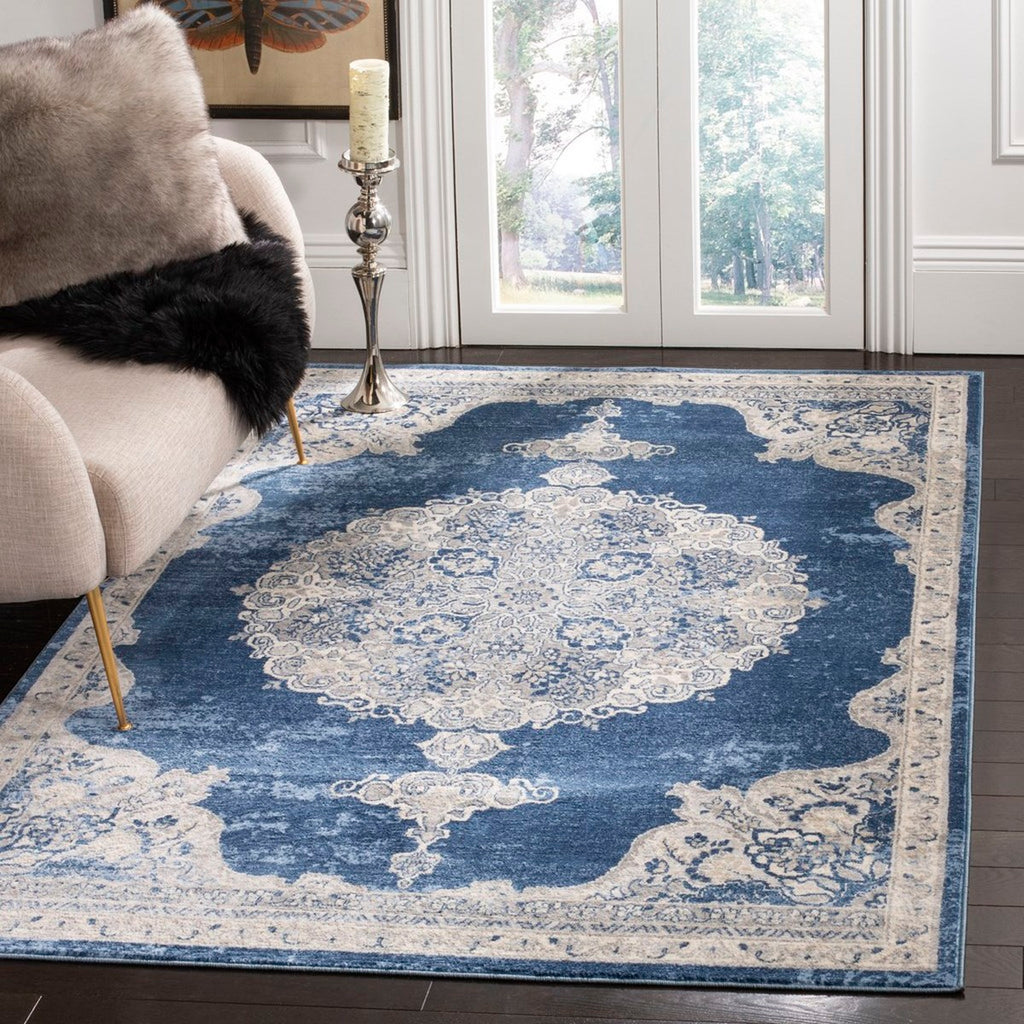 safavieh clearance brentwood bnt867m navy rug
