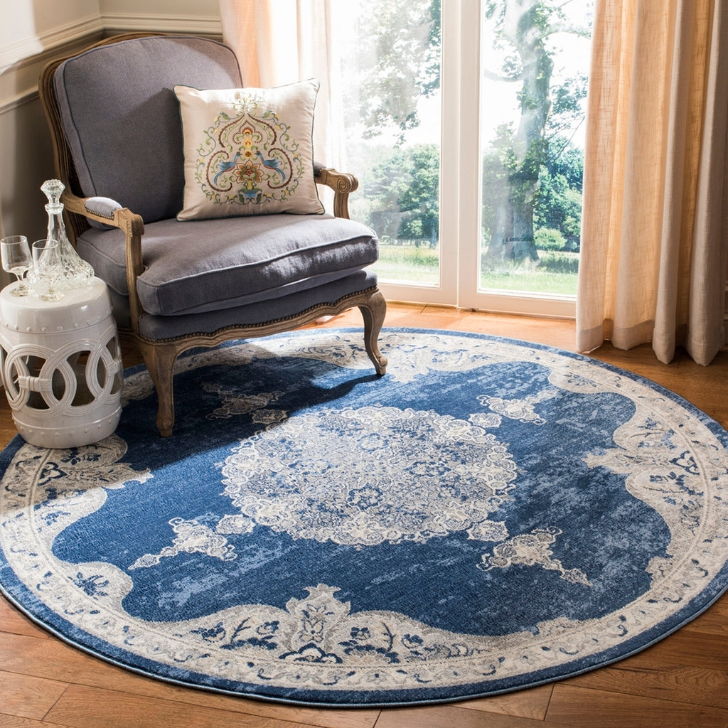 safavieh clearance brentwood bnt867m navy rug