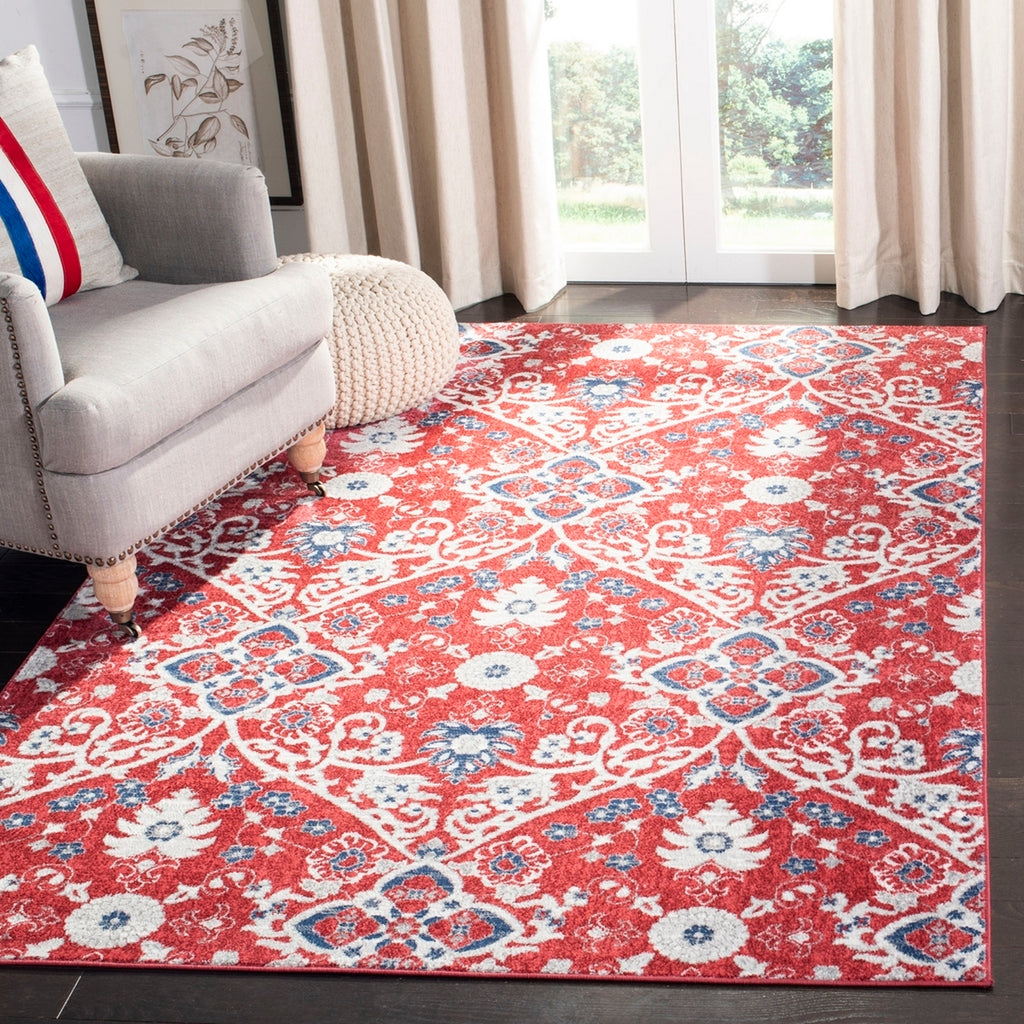 safavieh clearance brentwood bnt894r red rug