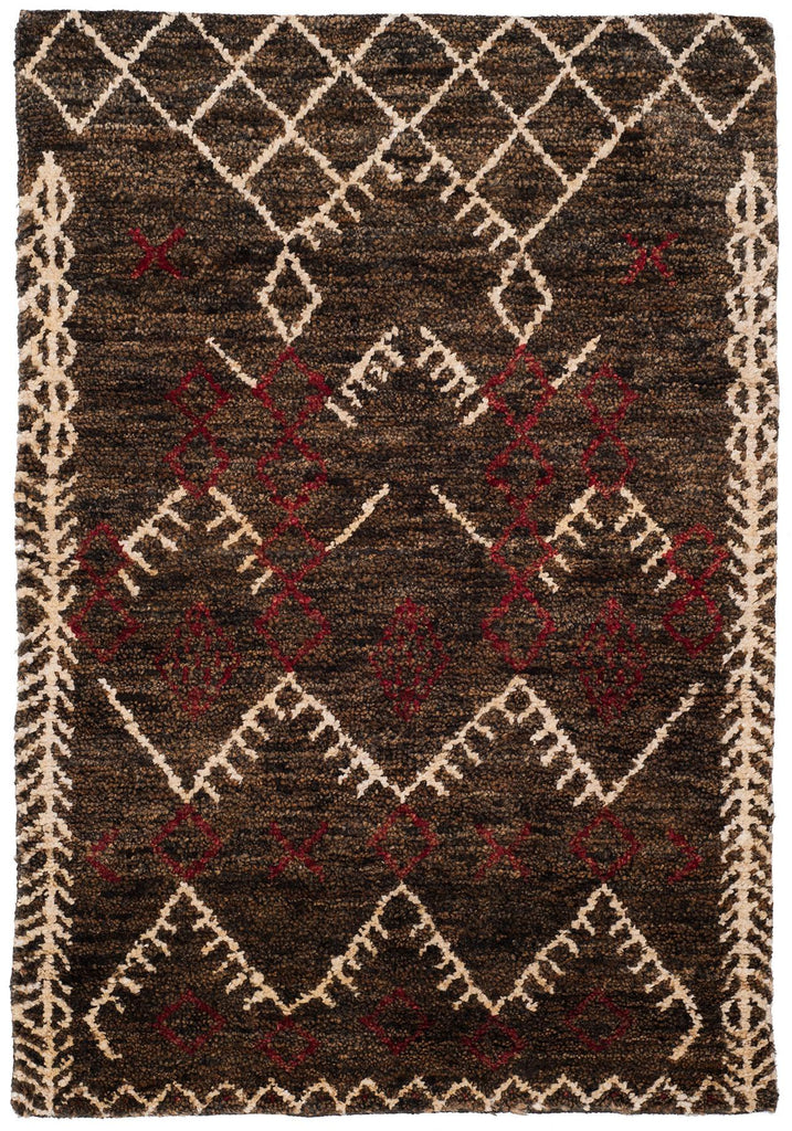 safavieh clearance bohemian boh668a dark brown rug