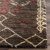 safavieh clearance bohemian boh668a dark brown rug