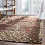 safavieh clearance bohemian boh668a dark brown rug