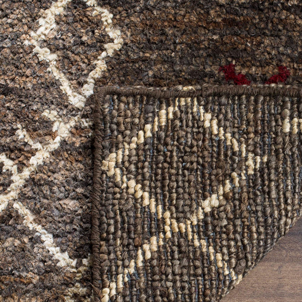 safavieh clearance bohemian boh668a dark brown rug