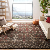 safavieh clearance bohemian boh668a dark brown rug