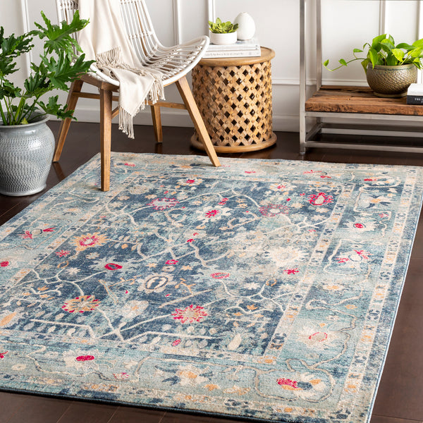 Surya rug co. | navy rug | Bohemian | rugs done right