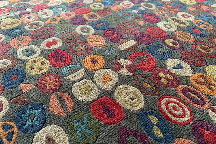 Tibet Rug Company 100 CT Bottlecaps Putty Rug