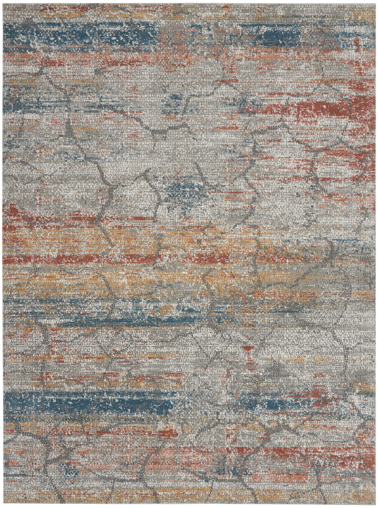 nourison rustic textures rus11 multicolor rug