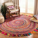 safavieh clearance braided brd451q red rug