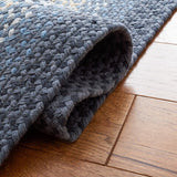 safavieh clearance braided brd651h dark grey rug