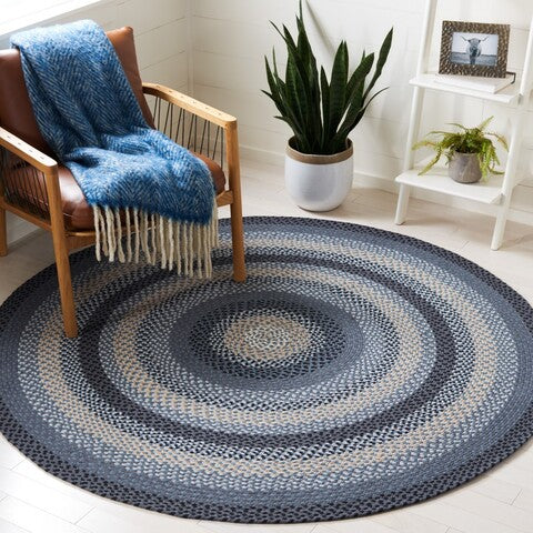 safavieh clearance braided brd651h dark grey rug