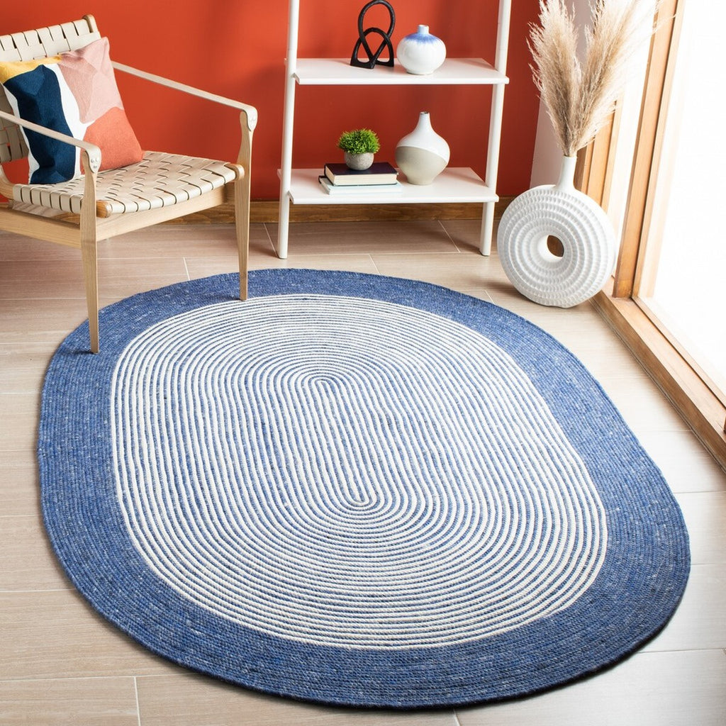 safavieh clearance braided brd904n navy rug