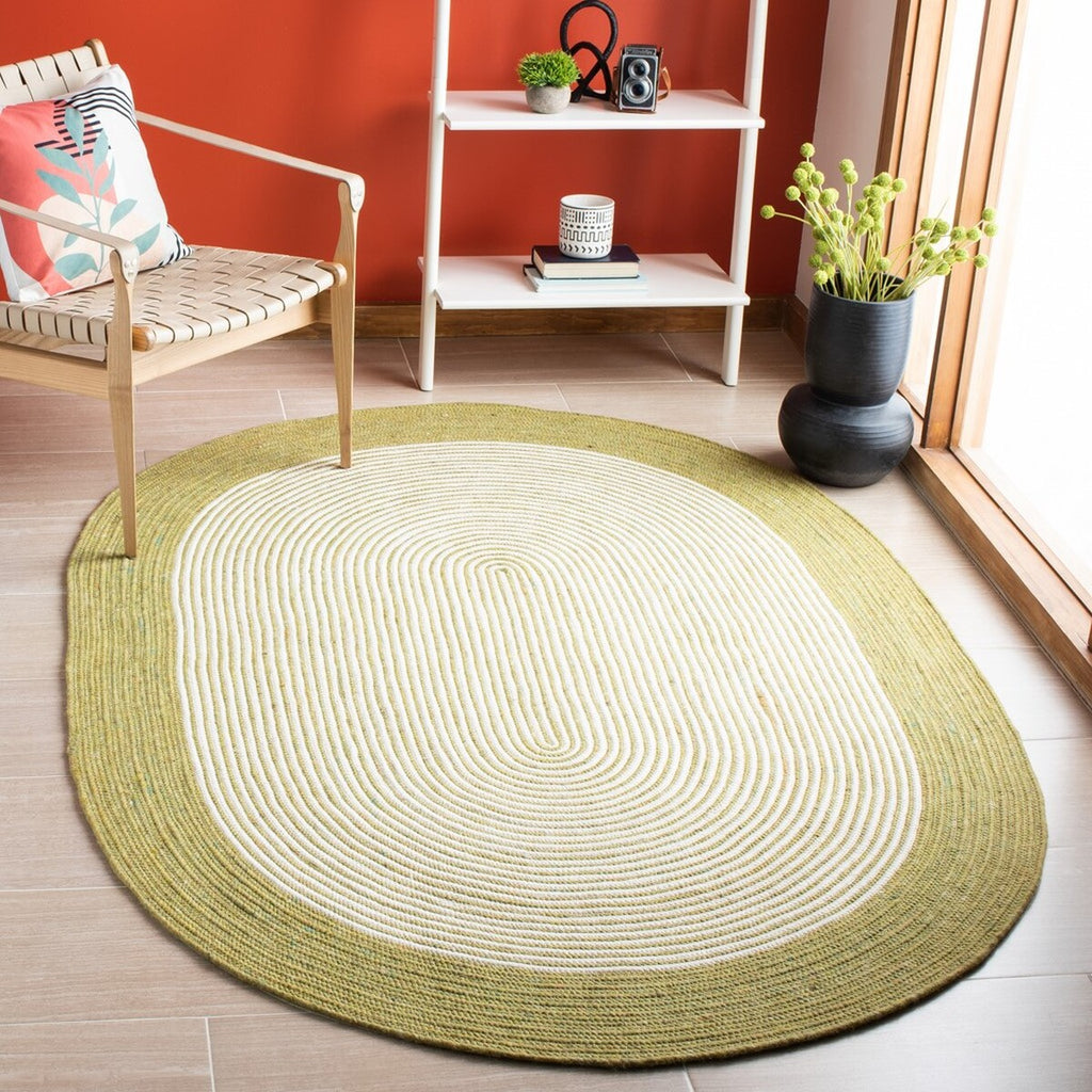 safavieh clearance braided brd904y green rug