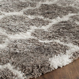 safavieh clearance barcelona shag bsg319b silver rug