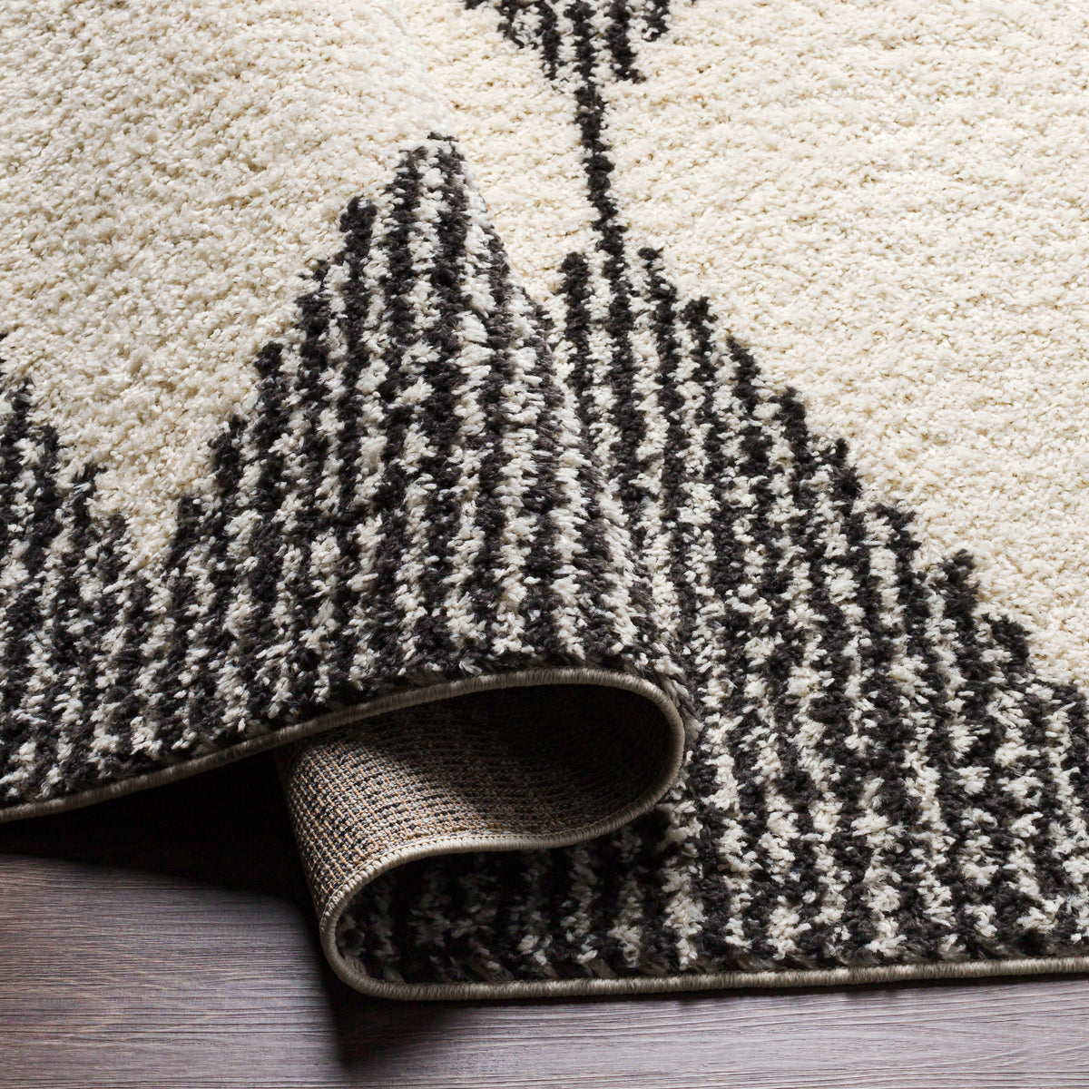 surya beni shag bsh 2308 charcoal rugs