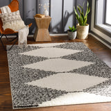 surya beni shag bsh 2308 charcoal rugs