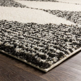 surya beni shag bsh 2308 charcoal rugs