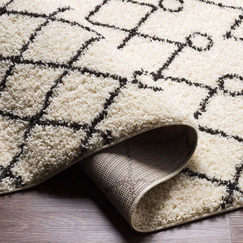 surya beni shag bsh 2313 charcoal rugs