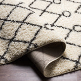 surya beni shag bsh 2313 charcoal rugs