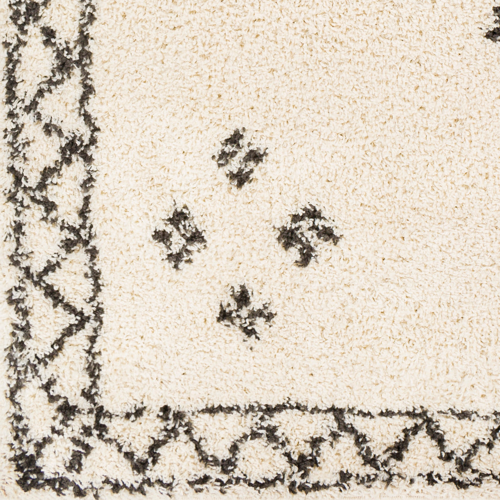 surya beni shag bsh 2320 charcoal rugs