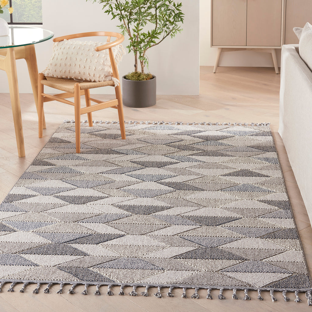 nourison paxton pax01 grey charcoal rug
