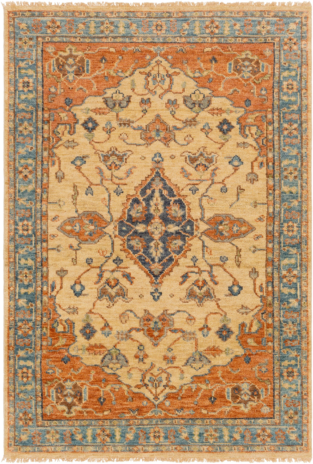 surya biscayne bsy 2300 burnt orange rug