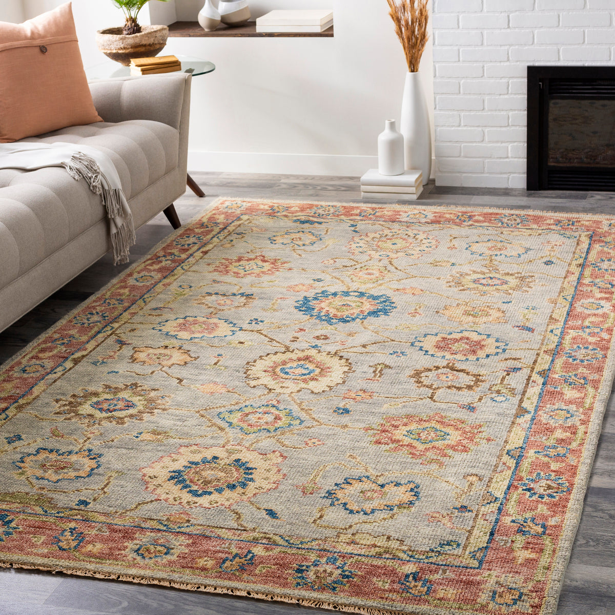surya biscayne bsy 2304 bright blue rug