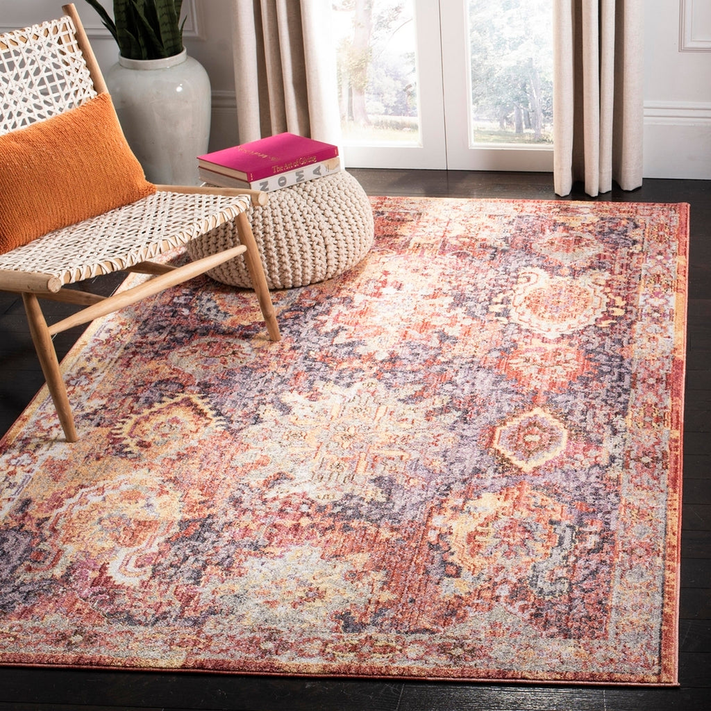 safavieh clearance bristol btl340r rust rug