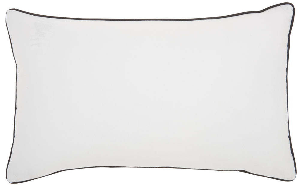 nourison trendy hip new age qy280 white pillow