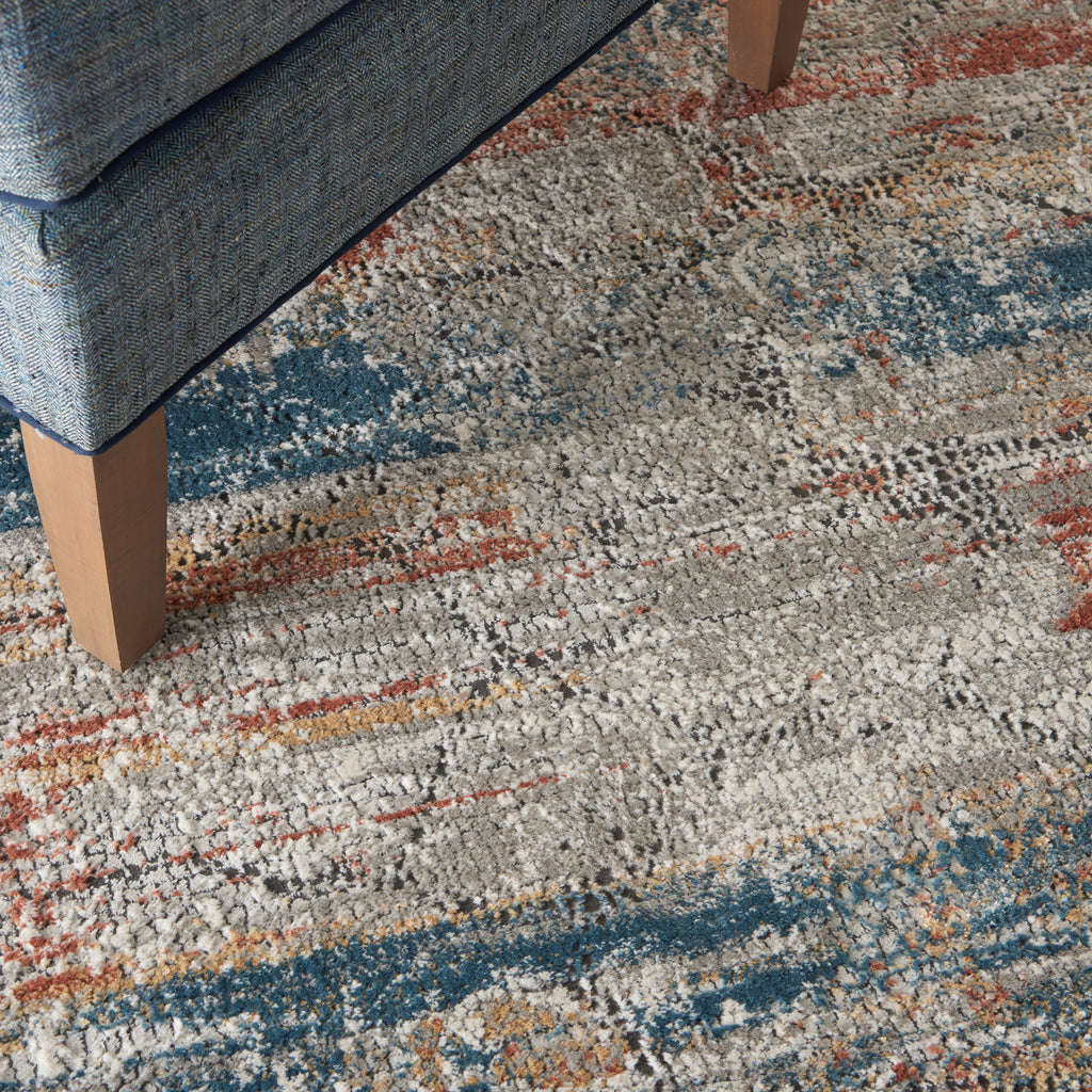 nourison rustic textures rus11 multicolor rug