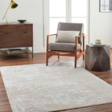 surya brunswick bwk 2331 light grey rug
