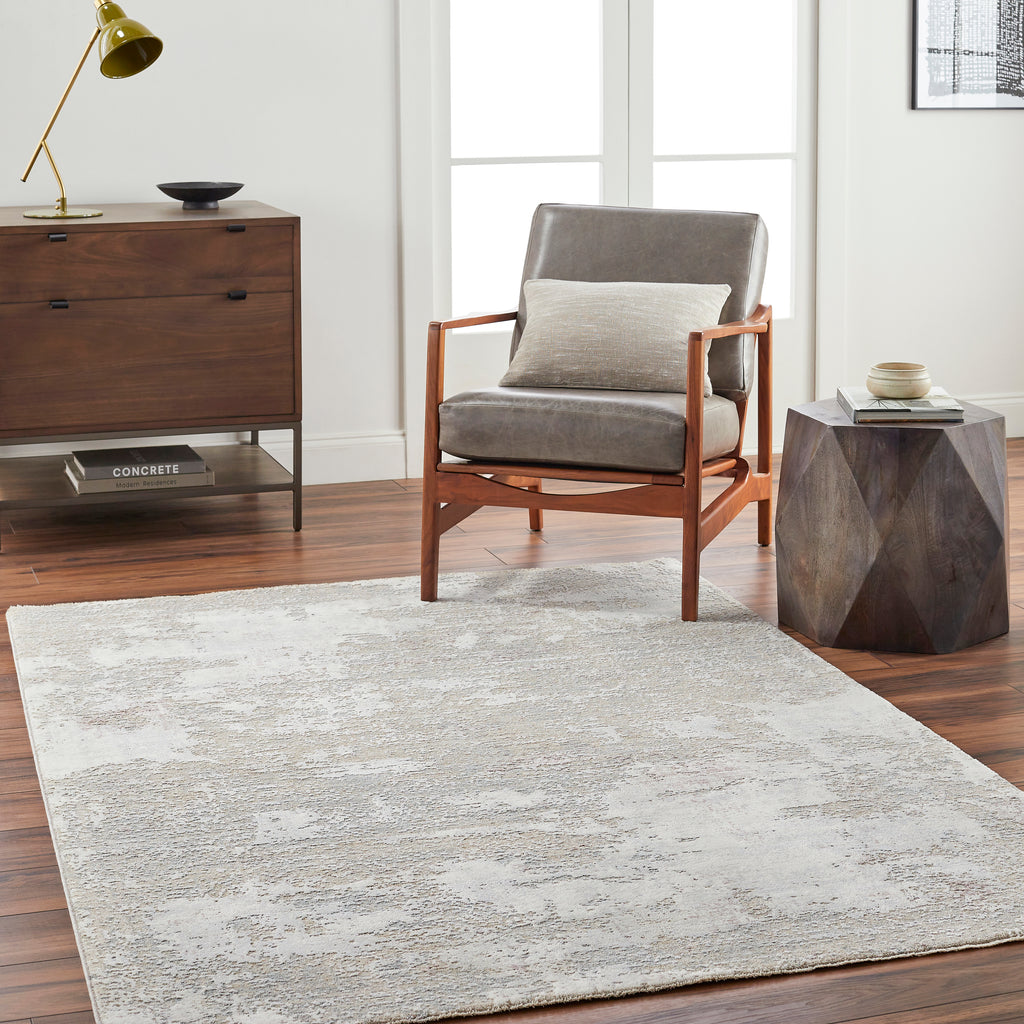 surya brunswick bwk 2333 light grey rug