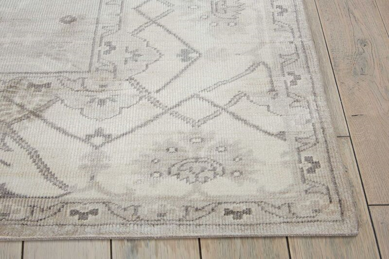 Nourison Aldora ALD01 Silver Rug
