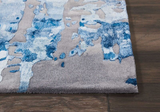 Nourison Prismatic PRS10 Blue Rug