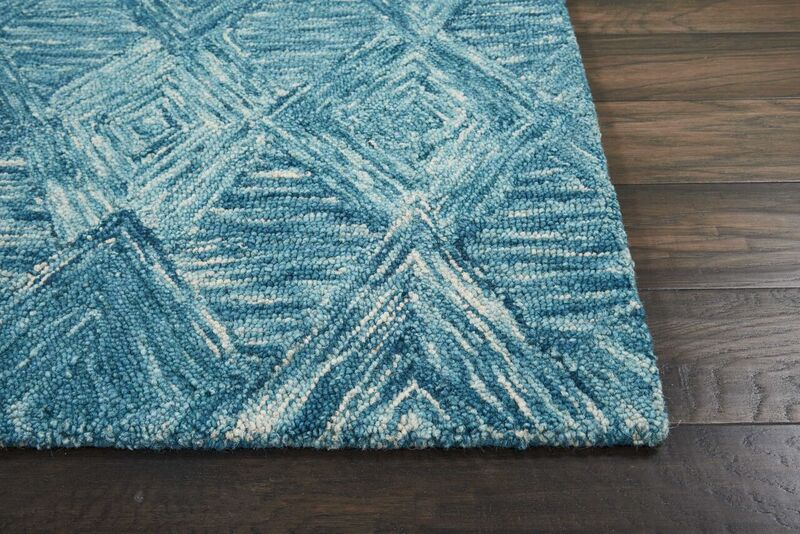 Nourison Sale Interlock ITL01 Marine Rug