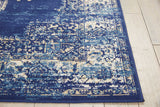 Nourison Clearance Grafix GRF14 Navy Blue Rug
