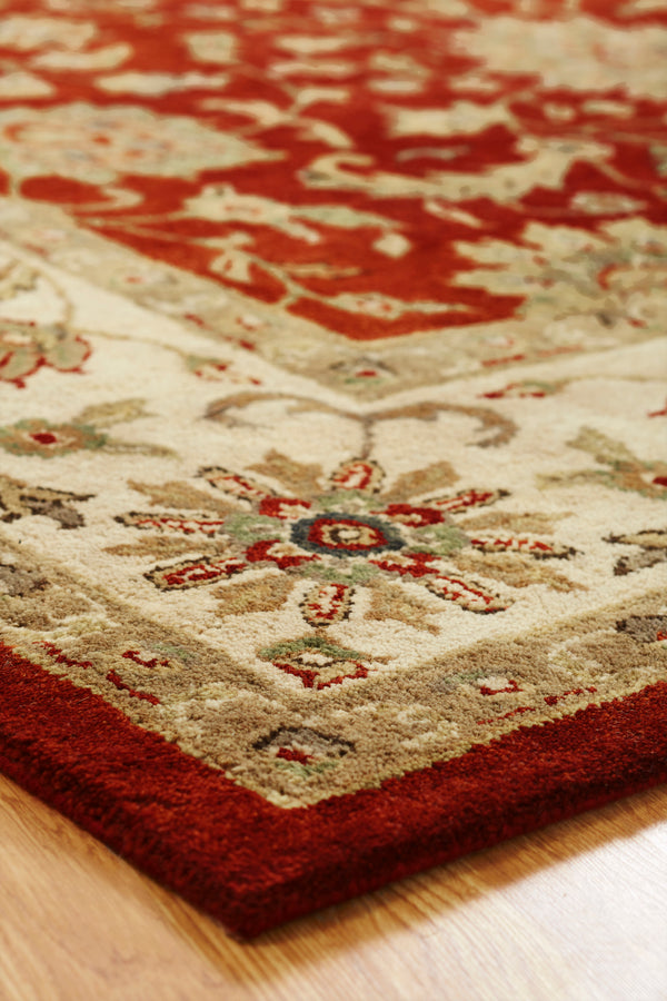 Kalaty Clearance Empire EM281 Rust / Ivory Rug