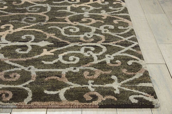 Nourison Clearance Tahoe Modern MTA05 Charcoal Rug