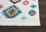Nourison Clearance Navajo NAV07 White Rug