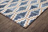 Anji Mountain Bamboo Rug, Co. Bell Bottom Blues AMB1117 Blue Rug