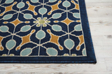 Nourison Clearance Caribbean CRB07 Navy Rug