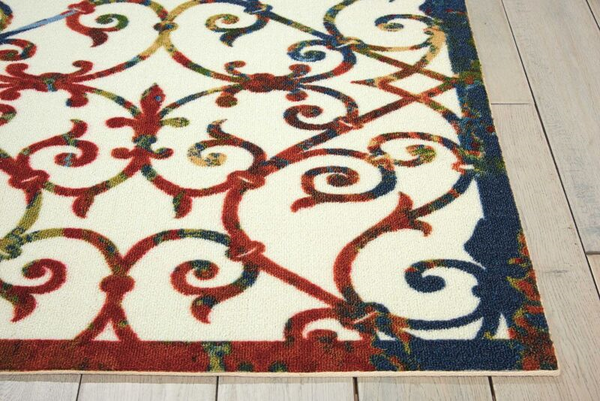 Nourison Clearance & Garden RS093 Multi Rug