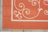 Nourison Clearance & Garden RS019 Orange Rug