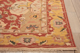 Nourison Clearance Nourmak s116 Rusty Burgundy Rug