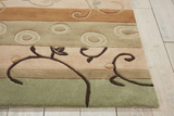 Nourison Sale Contour CON10 Green Rug