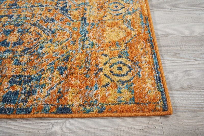 Nourison Clearance Passion PSN07 Teal Rug